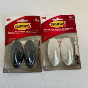 3M Command 3 lb Plastic Hooks Set